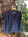 Vintage Ralph Lauren Navy Cotton Cardigan