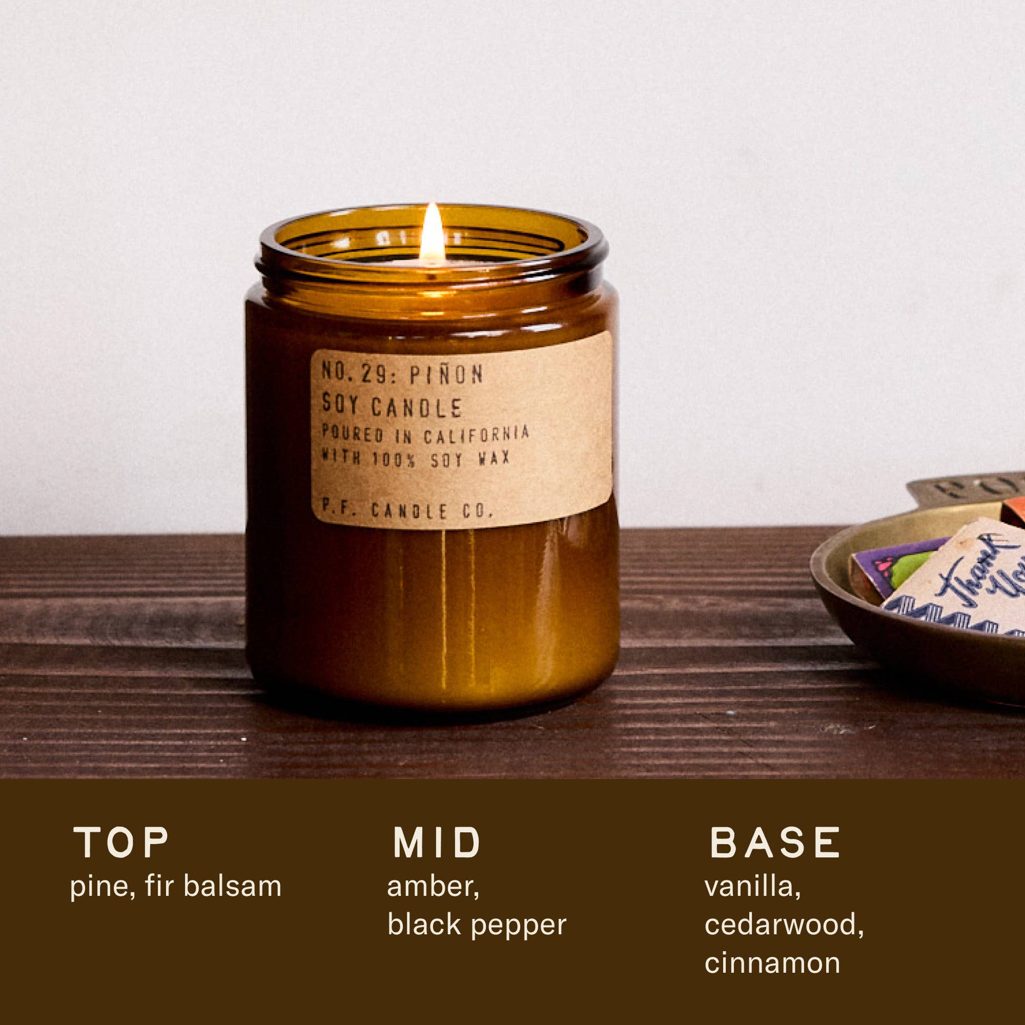Piñon - 7.2 oz Standard Soy Candle: 7.2 oz
