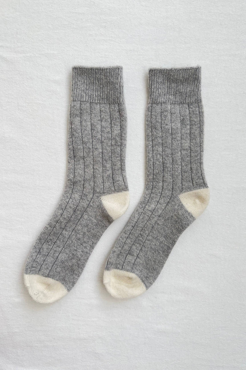 Classic Cashmere Socks: Bluebell