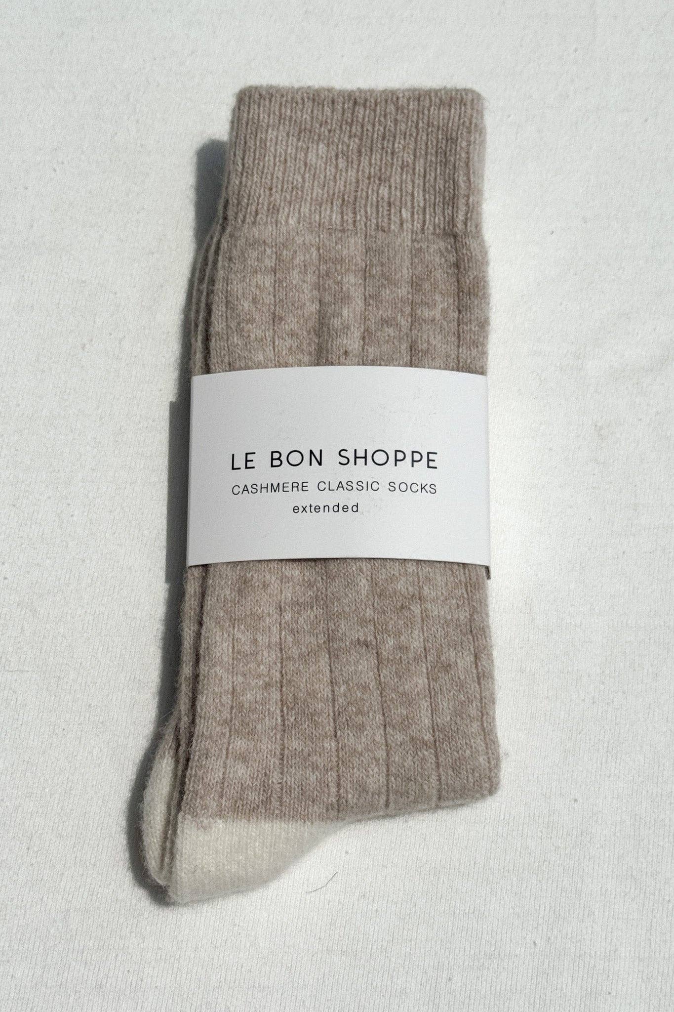 EXTENDED Cashmere Classic Socks (wholesale): Navy