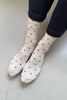 Sneaker Socks: Heart - Black / Cream