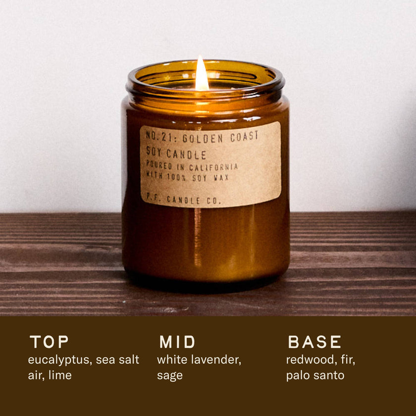 Golden Coast - 7.2 oz Standard Soy Candle: 7.2 oz