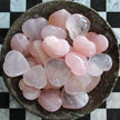 Rose Quartz Heart Lrg