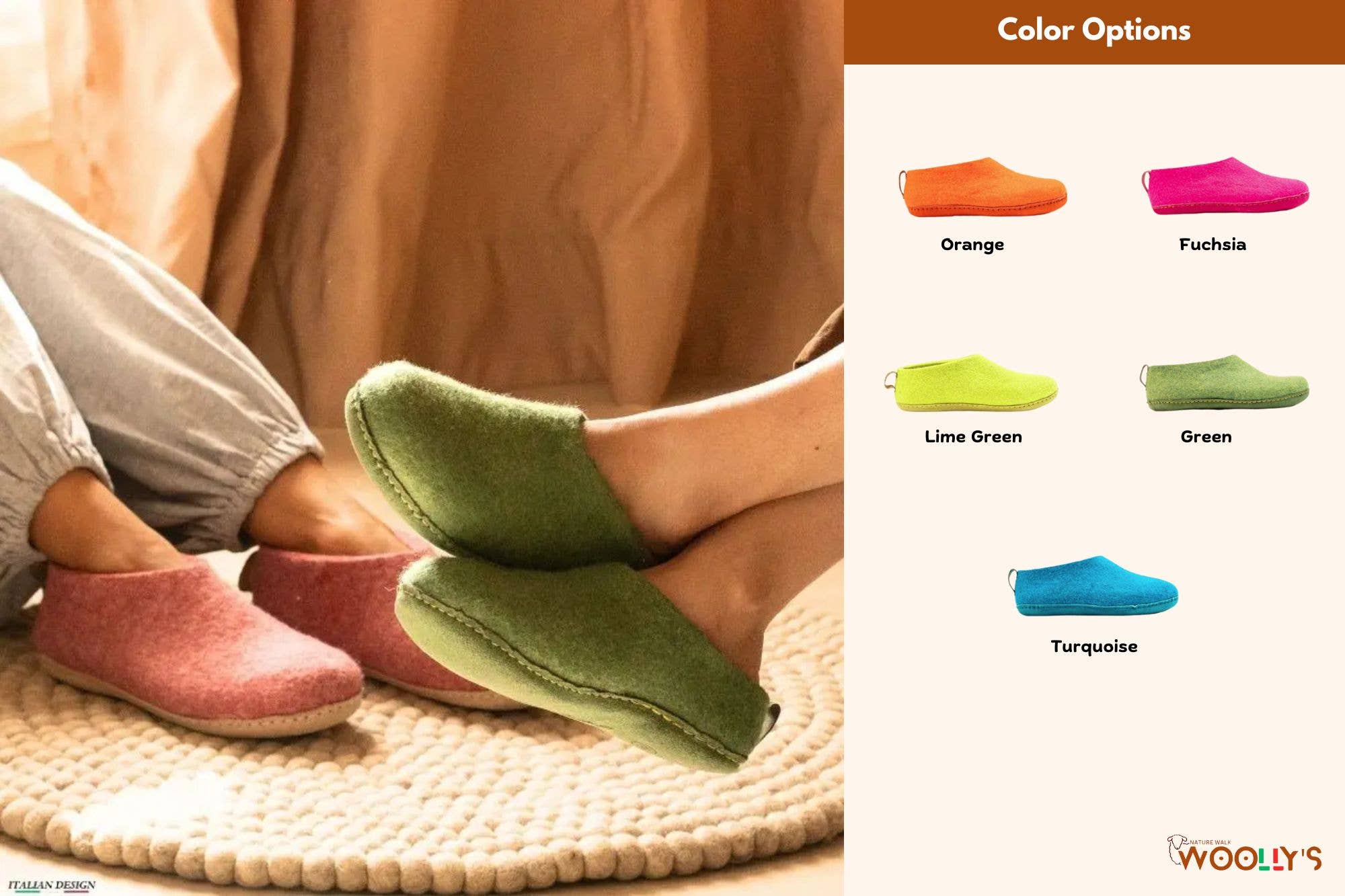 Indoor Shoes With Leather Sole - Fuchsia: 40