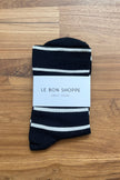 Wally Socks: Breton Stripe