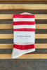 Wally Socks: Breton Stripe
