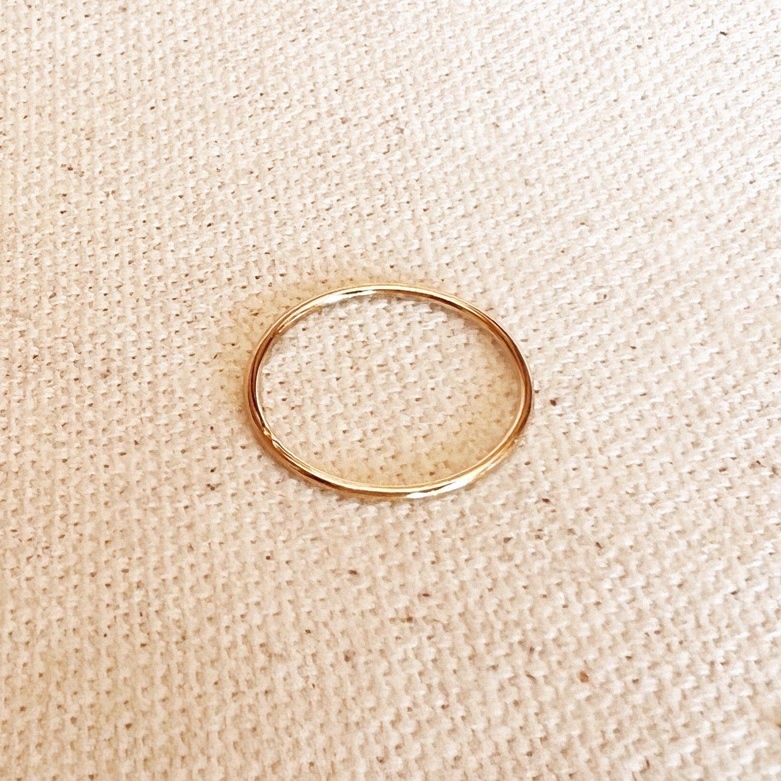 14k Gold Filled Thin Minimalist Ring