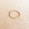 14k Gold Filled Thin Minimalist Ring