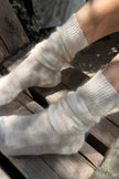 Mohair Veil Socks (wholesale): Mountain Olive