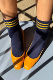 Girlfriend Socks (wholesale): Indigo