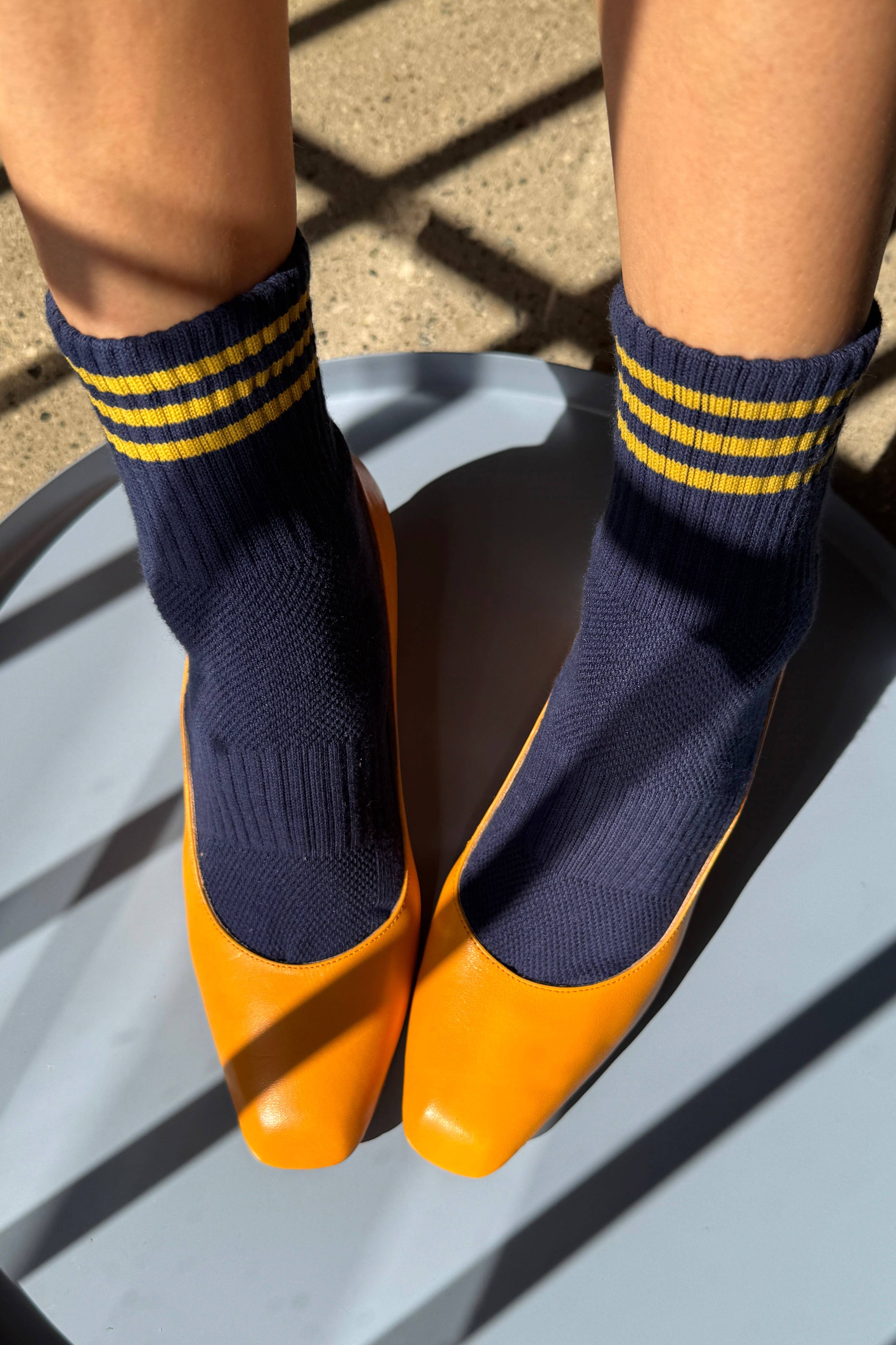 Girlfriend Socks (wholesale): Indigo