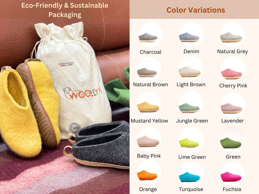 Indoor Open Heel Slippers With Leather Sole - Light Brown: 38