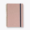 Pink Linen Spiral Note to Self Journal: Linen