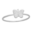 Sterling Silver Butterfly Ring: sz 6