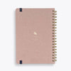 Pink Linen Spiral Note to Self Journal: Linen