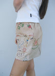 Embroidered Pieced Short Bundle