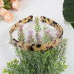 Acetate French Minimalist Headband: Light amber