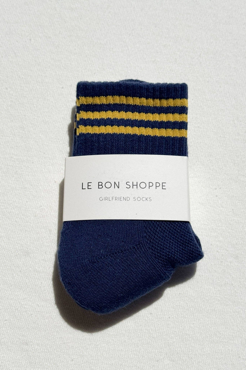 Girlfriend Socks (wholesale): Indigo