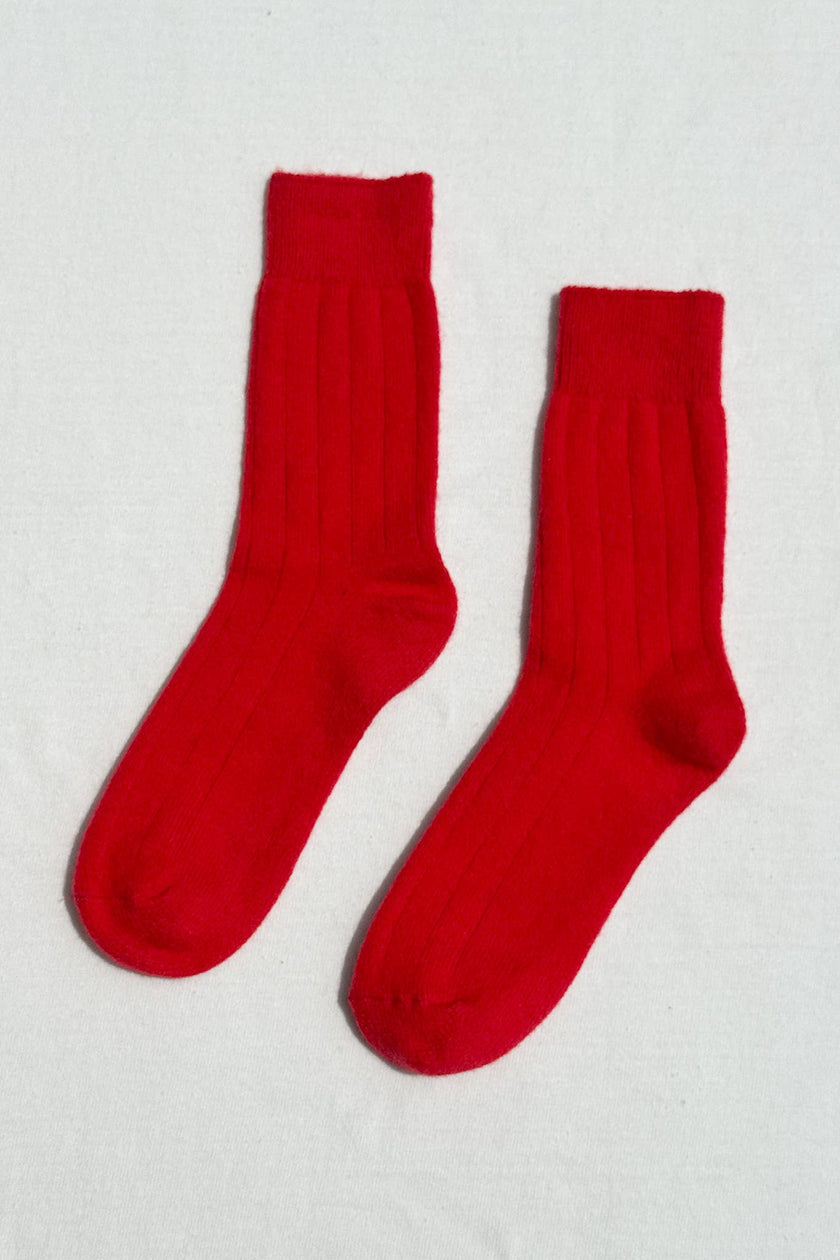 Classic Cashmere Socks: Bluebell