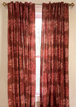 Floral Cotton Curtains | Hand Block Printed | Forget Me Not: 56