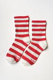 Wide Wally Socks (wholesale): WIDE / MATCHA STRIPE