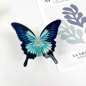 Blue Butterfly Hair Claw