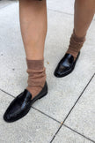 Mohair Veil Socks (wholesale): Mountain Olive