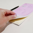 Daily Task Notepad Planner | Pink & Yellow