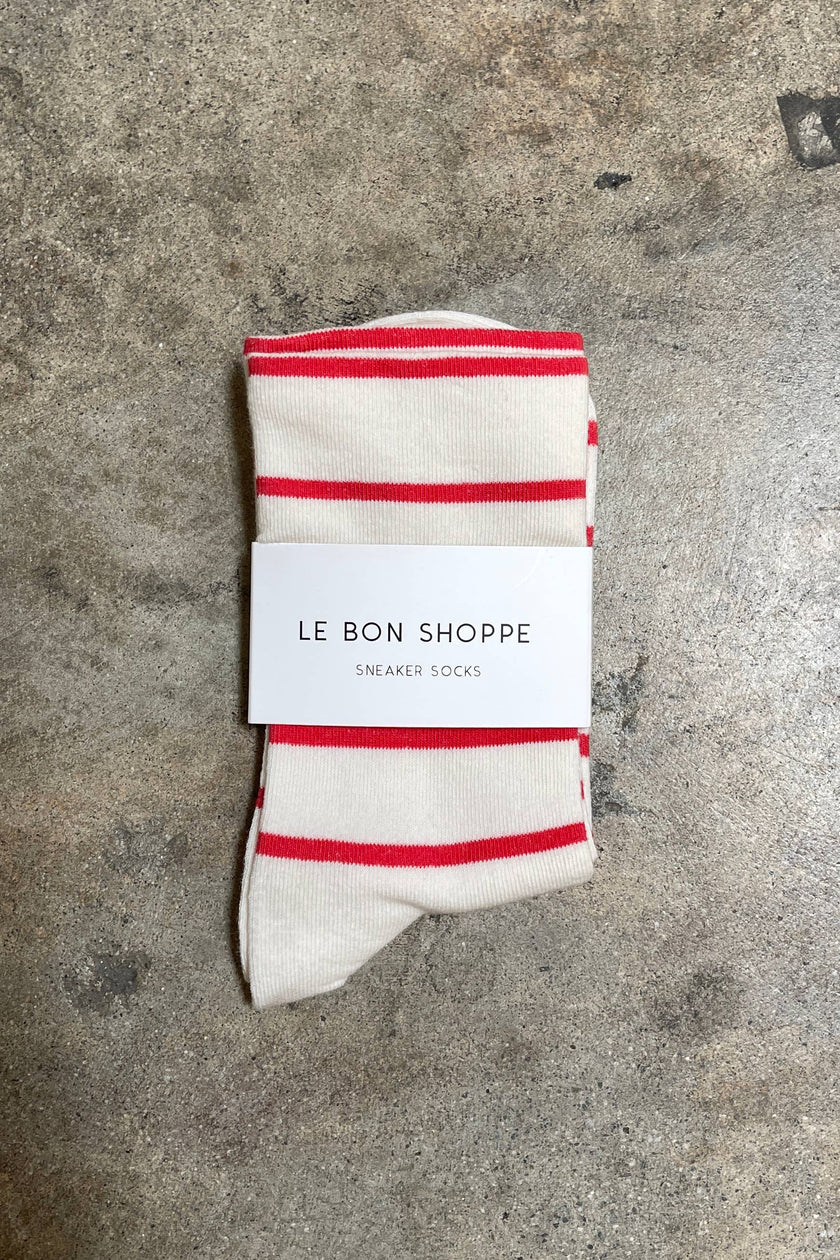Wally Socks: Breton Stripe