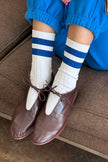 Her Socks - Varsity: Stone White