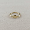 18k Gold Filled Signet Ring