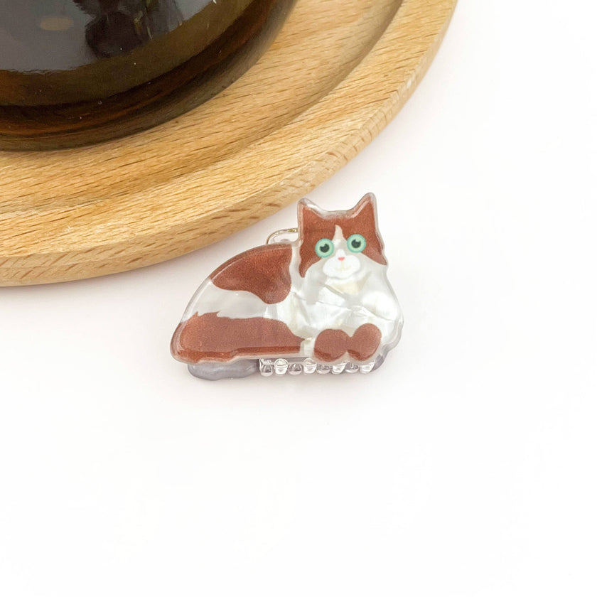 Mini Cat Hair Claw Clip, Animal-shaped Hair Clips: F