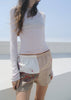 Embroidered Pieced Short Bundle