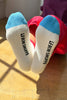 Color Block Girlfriend Socks : Black Coffee