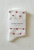 Sneaker Socks: Heart - Black / Cream