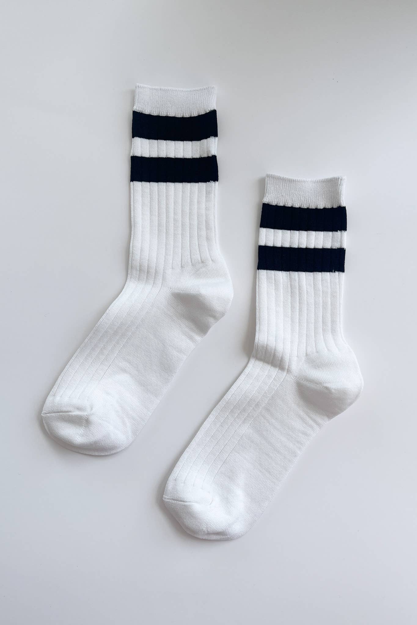 Her Socks - Varsity: Stone White