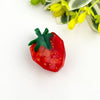 Mini Hair Claw Clip: Strawberry