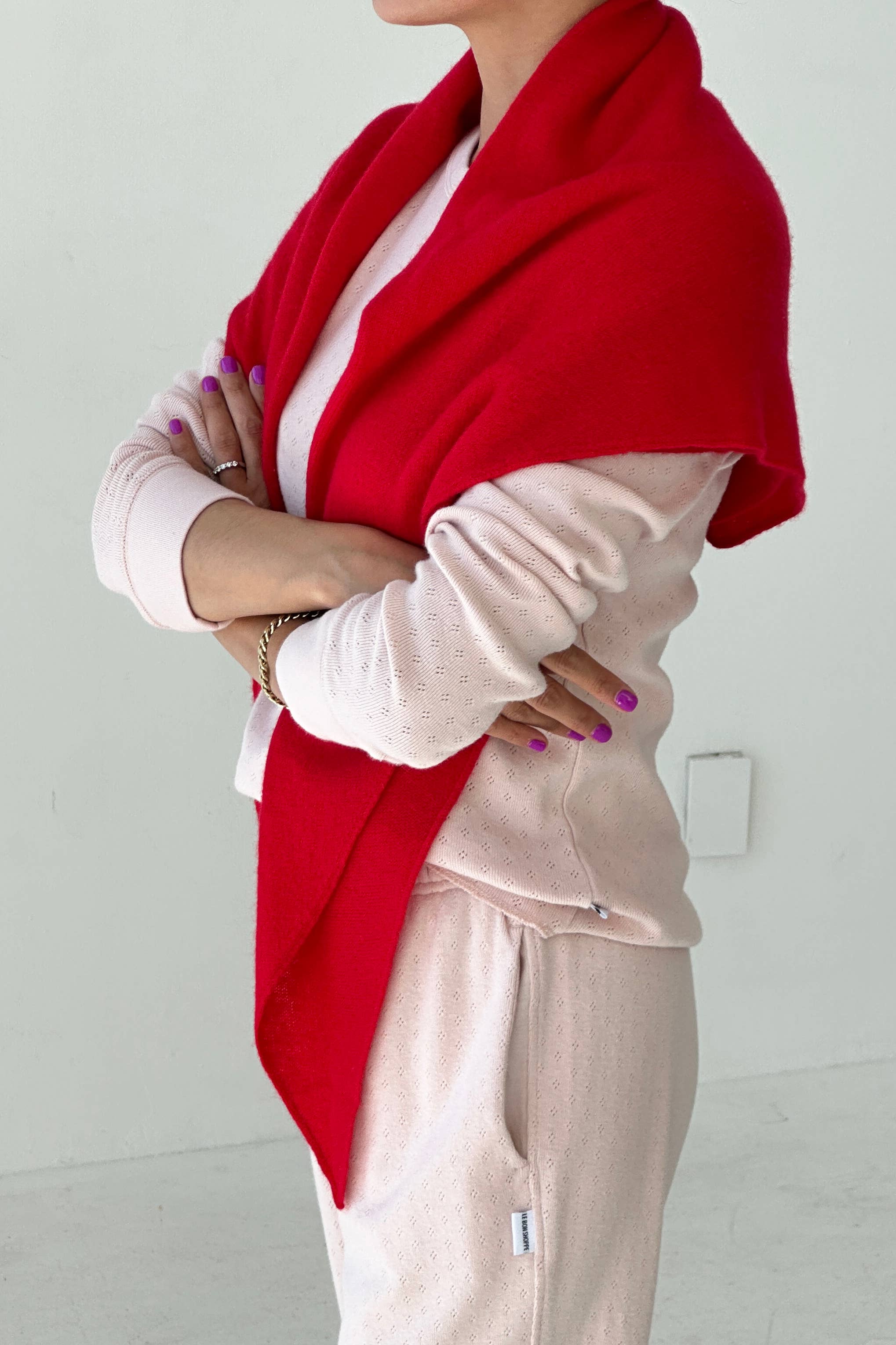 Red Cashmere Shawl