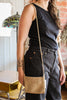 vintage cream crochet minimal mini crossbody