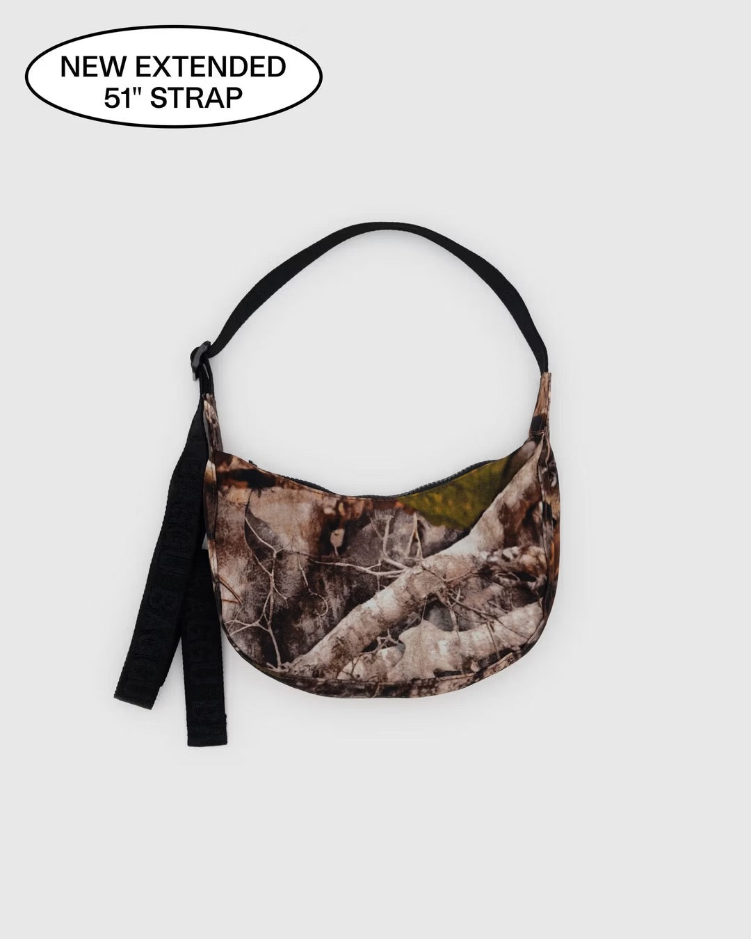 Baggu Medium Nylon Crescent Bag - Photo Forest