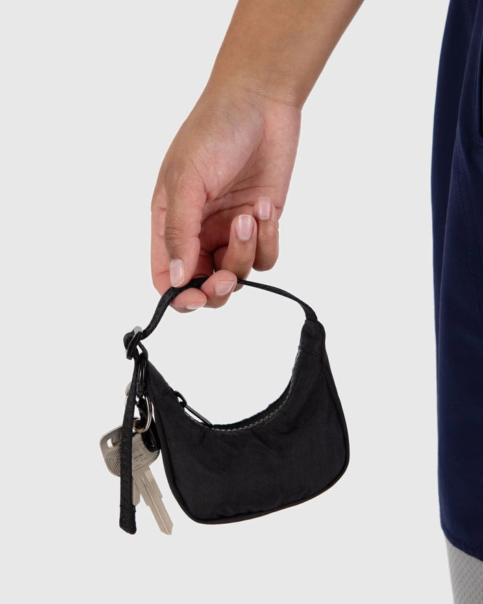 Baggu Crescent Bag Charm - Black