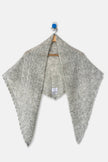 Mohair Pointelle Shawl (wholesale): Ht. Grey