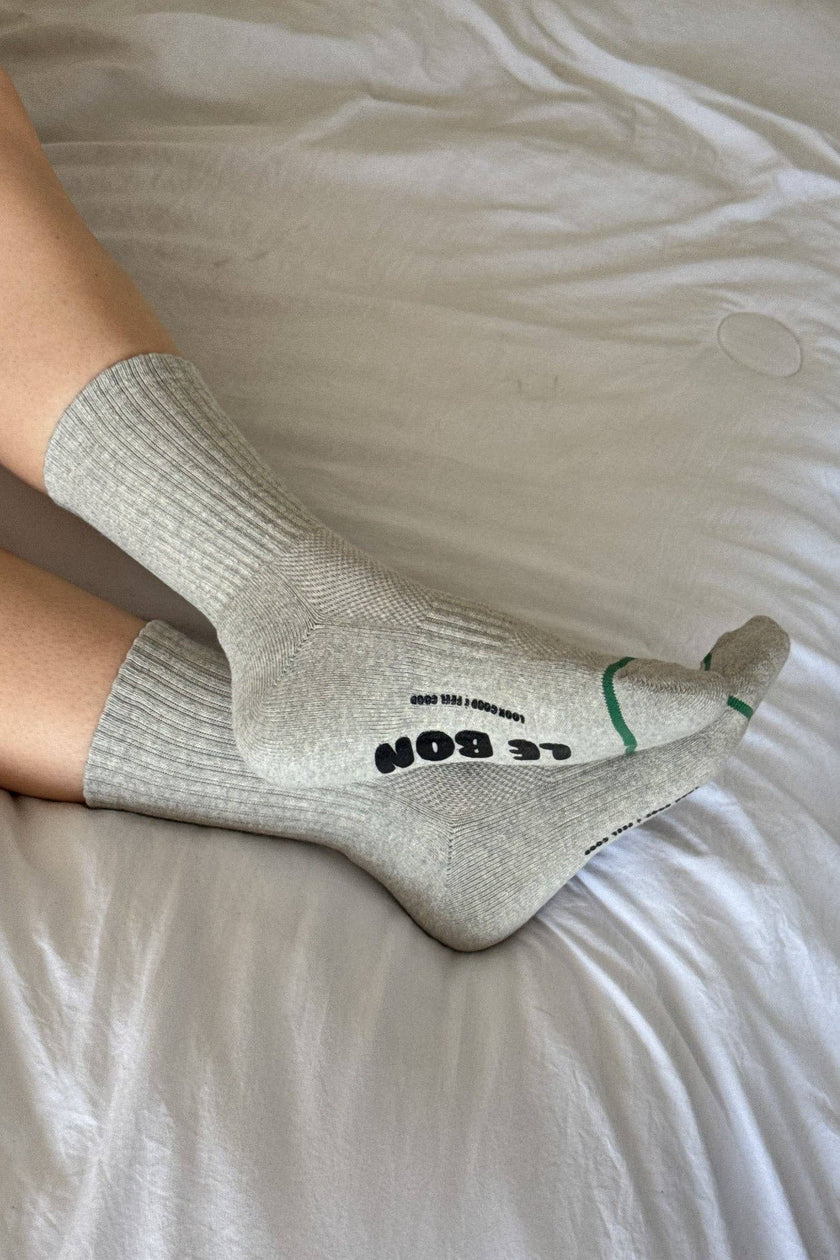 Hugger Socks  (wholesale): HT GREY/ BLACK