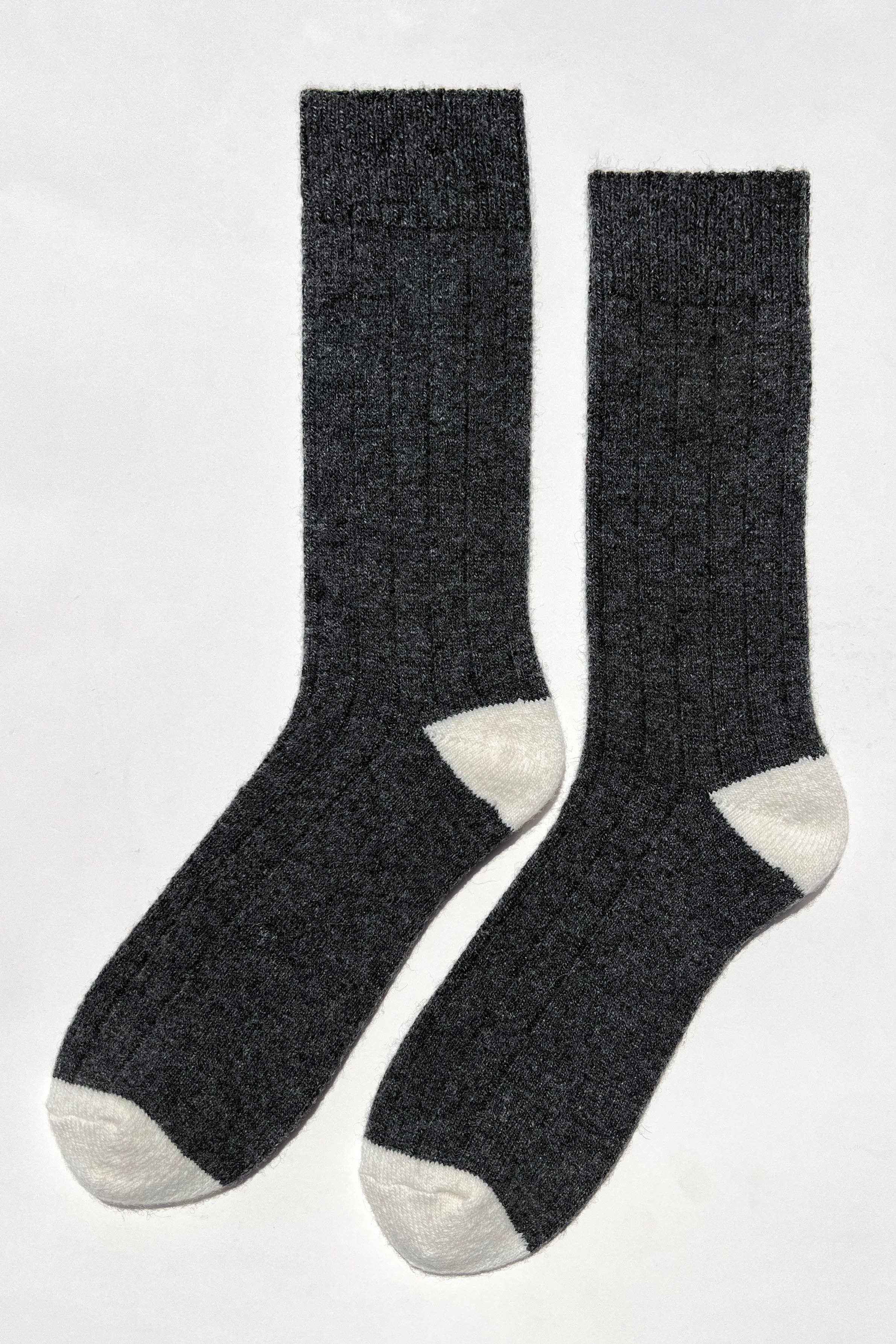 EXTENDED Cashmere Classic Socks (wholesale): Navy