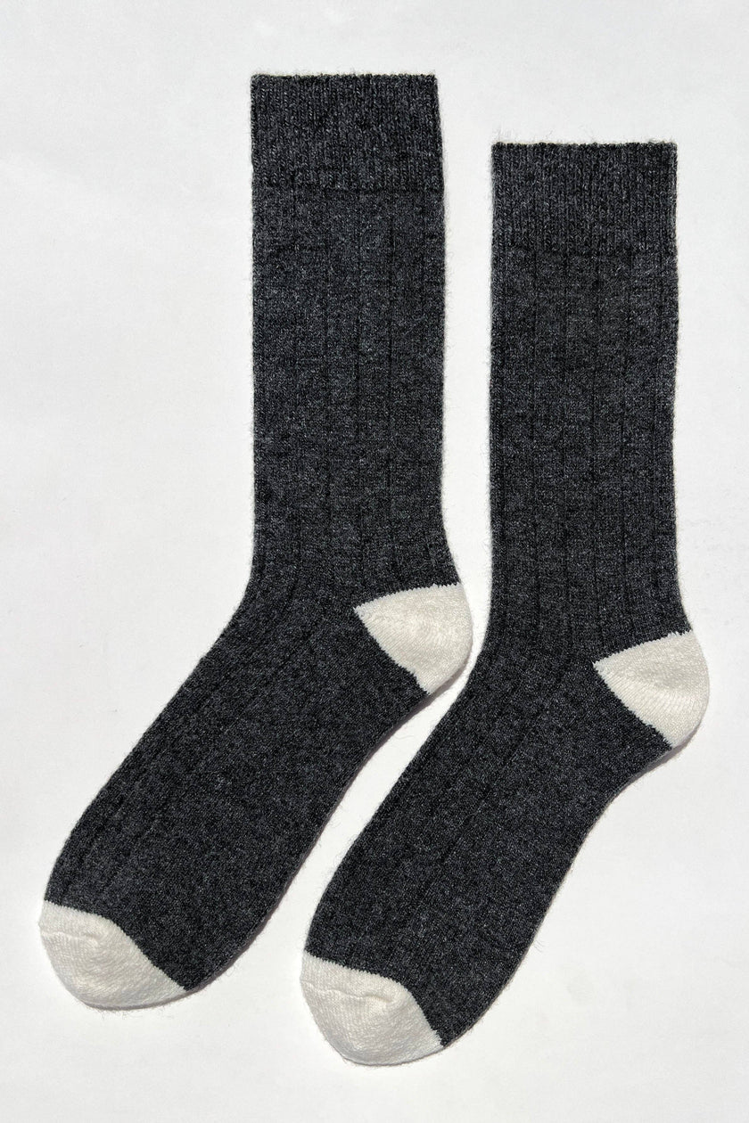 EXTENDED Cashmere Classic Socks (wholesale): Navy