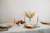 Carrot Taper Beeswax Candles Pair - 9inch Tall