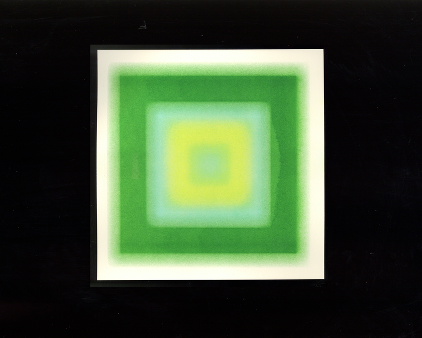 Green Aura Risograph Poster
