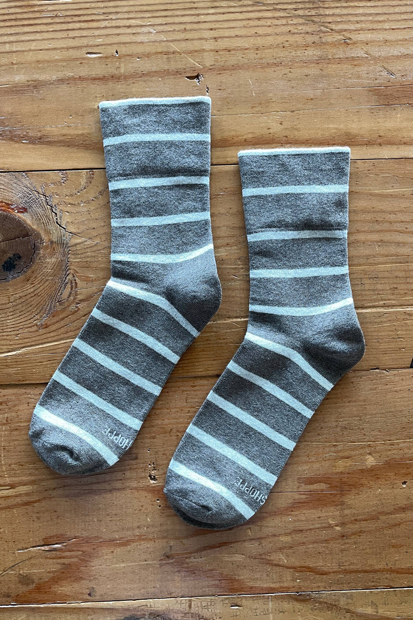Wally Socks: Breton Stripe