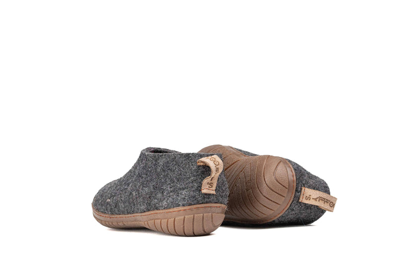 Outsole Shoe with Rubber Sole – Charcoal: 40