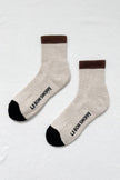 Color Block Girlfriend Socks : Black Coffee